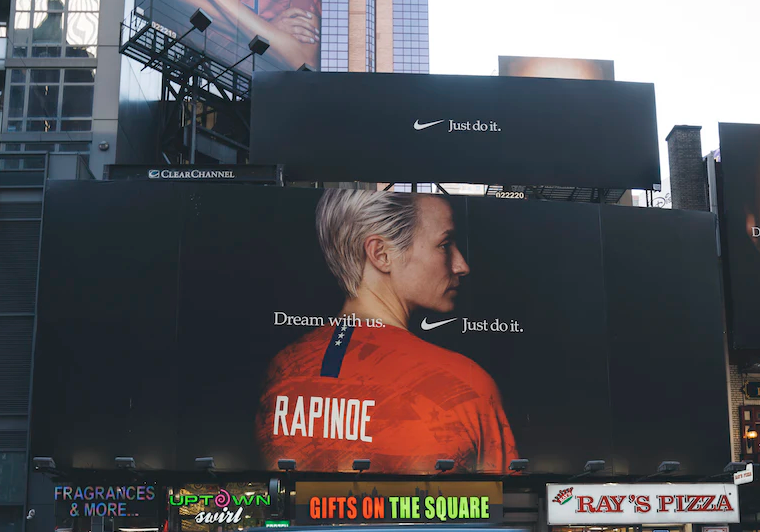 Nike pDOOH ad