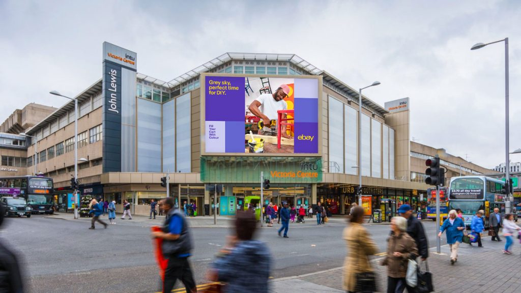 Digital Billboard attached to building