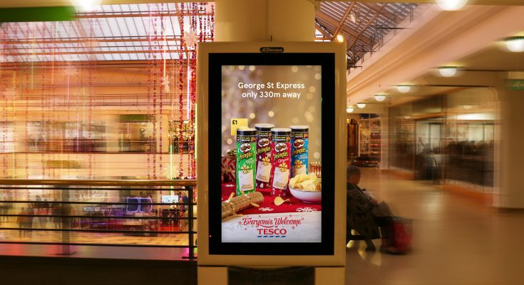 Pringles DOOH screen