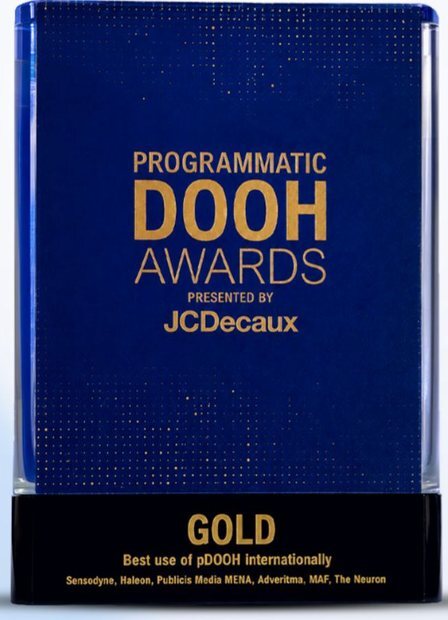 JCDecaux Gold trophy